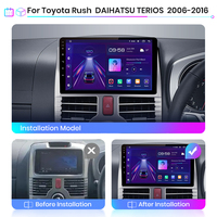 Junsun V1 Carplay Nirkabel 128GB Android Radio Mobil Otomatis untuk Toyota Rush DAIHATSU TERIOS 2006-2016 Pemutar Multimedia GPS