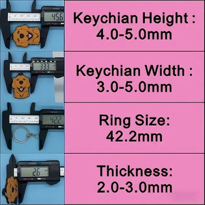 批发杂草配件 2D PVC 钥匙扣 定制个性化徽章 非常适合日常手提包装饰 节日礼物 - Product Image 3