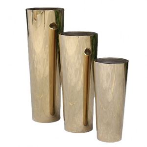 Pot de fleurs en métal anti-rouille <span class=keywords><strong>XXL</strong></span> pour extérieur, pot de fleurs doré <span class=keywords><strong>XXL</strong></span> pour extérieur, jardinières, pots, <span class=keywords><strong>jardinière</strong></span> pour arbres - Product Image 2