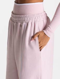 Nuovi Pantaloni Sportivi da <span class=keywords><strong>Donna</strong></span> in Cotone 100%, Modello <span class=keywords><strong>Oversize</strong></span> a Gamba Larga, per Yoga e Attività Sportive - Product Image 3
