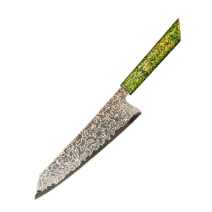 Nuevo diseño <span class=keywords><strong>Damasco</strong></span> Kiritsuke cuchillo de cocina 8,5 pulgadas chef japonés forjado en acero VG10 de alto carbono hecho a mano cuchillo de cobre <span class=keywords><strong>Damasco</strong></span> - Product Image 3