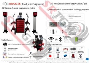 Proveedor de China, máquina de alineación de ruedas para alineación de ruedas de camiones, medida <span class=keywords><strong>3D</strong></span> con WiFi y <span class=keywords><strong>Bluetooth</strong></span>, batería de 24 horas de duración - Product Image 6