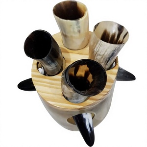Cuerno Vikingo Decorativo de Primera Calidad, Ecológico, Orgánico y Hecho a Mano, Ideal como Recuerdo para Fiestas en India, Superventas - Product Image 1