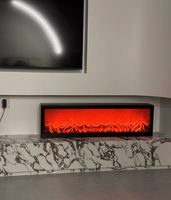 Cheminée électrique 97 cm à bas prix 2025, style européen, pour salon, fabricants, simulation de flamme LED, lampe décorative de cheminée