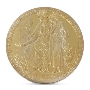 Collection de pièces commémoratives <span class=keywords><strong>Alfred</strong></span> Bernhard Nobel, cadeau souvenir, art métallique antique - Product Image 5