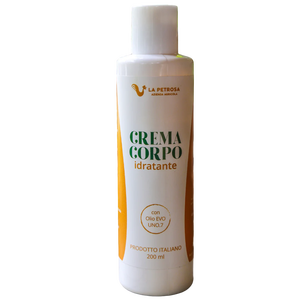 Crema Corpo La Petrosa 200 Ml Idratante con Olio d'Oliva Prodotto Italiano - Product Image 1