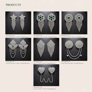 Cache-tétons en <span class=keywords><strong>diamant</strong></span>, autocollants en strass de cristal, bijoux de festival, cache-tétons métalliques réutilisables pour femmes - Product Image 2
