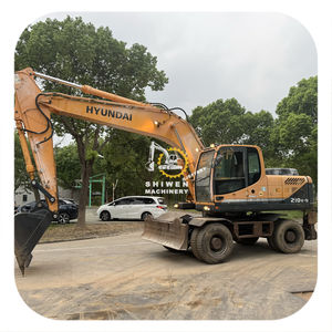 Excavadora de ruedas Hyundai usada 210W-9 excavadora de minería con cojinete de bomba de engranajes de alta calidad - Product Image 1
