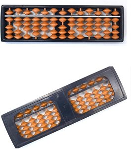 15 Tiges Réinitialiser <span class=keywords><strong>Abacus</strong></span> Soroban Coloré 5 Perles Enfants Chinois Haute Qualité Cuivre ABS Plastique Colonne Bouton Calculatrice <span class=keywords><strong>Abacus</strong></span> - Product Image 4