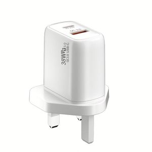 Best Quality USB Wall Charger 38W Super Fast Charger for Phone 16 15 Pro Max US EU UK Plug PD Charger Type C Travel <b>Adapter</b> - Product Image 3