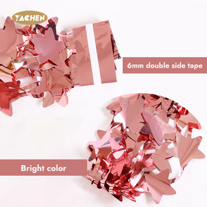 YACHEN 1*2M Rideaux à franges en feuille d'or pour fête d'étoiles dorées pour la fête du Nouvel An, accessoires de photomaton, décorations de fête d'anniversaire - Product Image 4