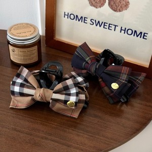 Pince à cheveux classique à motif quadrillé, pince à cheveux princesse, pince à cheveux en tissu doux pour femmes - Product Image 1