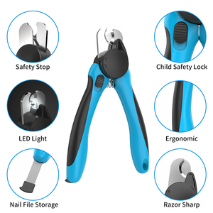 Nuevos productos cortaúñas Led para mascotas con cortaúñas de protección de seguridad para perros y gatos - Product Image 5