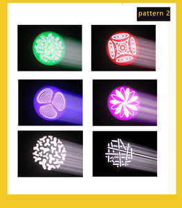 Mô Hình Sân Khấu Gobos Di Chuyển Đầu Ánh Sáng Dmx512 6 Mô Hình Xoay 100W <span class=keywords><strong>LED</strong></span> Di Chuyển Đầu Ánh Sáng - Product Image 3