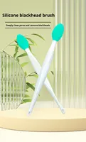 Brosse exfoliante double face en silicone pour les lèvres, nettoyant doux pour points noirs du nez, gommage exfoliant, outil de beauté pour masque et maquillage