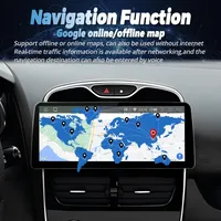 Lecteur vidéo stéréo pour Renault Clio 4 2012-2016 12.3 pouces 1920*720 Écran Radio Android 13 GPS Multimedia Carplay Head Unit