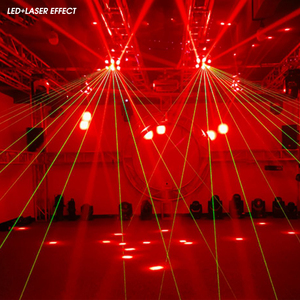 Ip65 18PCS Trắng phát ra di chuyển đầu <span class=keywords><strong>Led</strong></span> Laser Chiếu sáng phổ biến xoay chùm đèn sân khấu cho sinh nhật bên giáng sinh cho thấy - Product Image 3