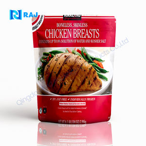 Logo personnalisé emballage en plastique refermable imprimé aliments surgelés sac à fermeture éclair pour frites surgelées paquet <span class=keywords><strong>de</strong></span> <span class=keywords><strong>boeuf</strong></span> - Product Image 1