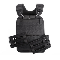 Gilet de course à pied réglable avec poids, avec plaques de fer de 20 kg pour femmes, pour la gym, la maison, le CrossFit, le Rucking, la remise en forme, l'entraînement