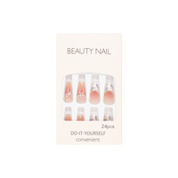 Vente en gros usine : Nouveaux faux ongles d'été mignons, prêts à poser, faciles à appliquer directement sur les doigts