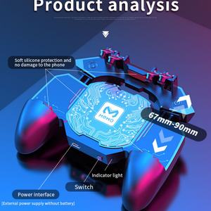 Memo DL100 with 4000mah Lithium Battery Semiconductor Chip PUBG Trigger <b>Joystick</b> <b>Game</b> Controller <b>for</b> <b>Game</b> <b>for</b> Peace - Product Image 4