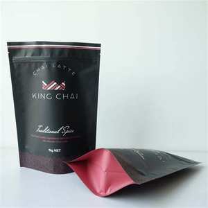 Grosir kustom Ziplock PE berdiri kantong tas tahan Doypack Gummies permen karet kentang permen karet Chip Pizza kemasan makanan hewan peliharaan - Product Image 3