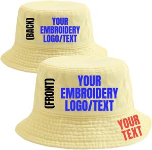 Chapeau de pêche pour hommes femmes casquette en coton chapeaux d'été personnalisés pour hommes femmes, casquette de soleil de plage réversible chapeau personnalisé - Product Image 2