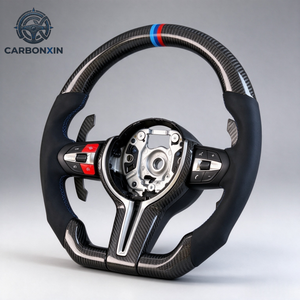 Volant de voiture en cuir personnalisé pour BMW F10 F20 F15 F31 F30 F32 F36 X1 X2 X3 X4 X5 X6 M2 M3 M4 GT E90 E92 E70 E82 E53 E89 E81 - Product Image 2