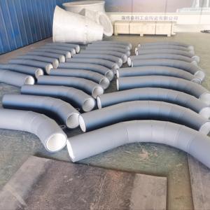 Venda quente de alta alumina cerâmica resistente ao desgaste Tubo Industrial cerâmica Liner Tubo para Mineração resistente à abrasão/escória/cinza - Product Image 4