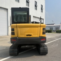 Haute qualité 6 tonnes Mini pelle rétrocaveuse hydraulique Bagger 6 t Mini pelle sur chenilles à vendre