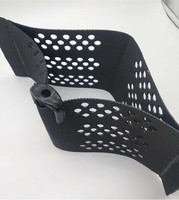 Grille de stabilisation de gazon en géocell perforé en HDPE noir Luxiang, type nid d'abeille, pour gravier, garantie 5 ans, écologique, pour pente de route extérieure