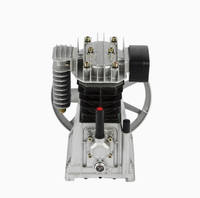 Tête de pompe de compresseur d'air portable haute performance, sans huile, à piston, en aluminium Z-2065, 2 cylindres, 3 CV, refroidie par air, de remplacement