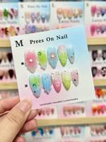 50 Nouvelles Collections de Faux Ongles Faits Main, Style Européen et Américain, Très Demandées à l'International # 9 autocollants pour manucure