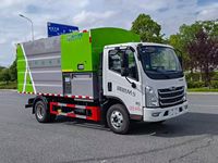 Camion diesel 4x2 manuel pour l'aménagement paysager, la taille des branches, le broyage des matériaux, composants essentiels, moteur en promotion