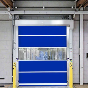 Puerta enrollable de PVC de alta velocidad, puerta enrollable rápida, puertas eléctricas para almacén - Product Image 6