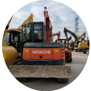 Used Japanese Famous Brand Excavator Hitachi ZX65USB-3F <b>Track</b> Excavadora Used Construction Machinery Excavator for Sale - Product Image 1