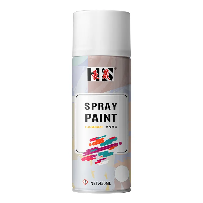 Vendas Diretas Tinta Fluorescente 450ML Tinta Spray Acrílica Aerossol Multi Purpose Dry Fast Spray Tinta