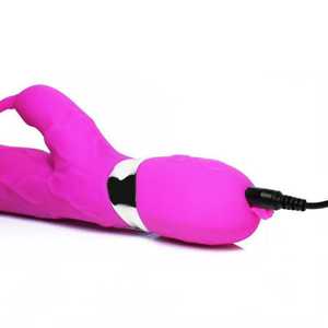 Dildo Realistico Morbido Grande, Vibratore a Coniglio per Stimolazione Clitoridea e Punto G, Giocattoli Sessuali per Adulti - Product Image 6