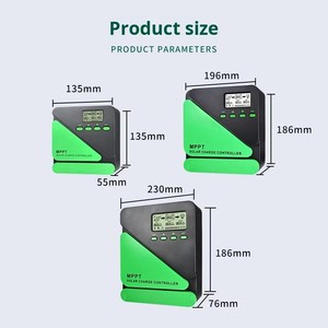 Contrôleur de charge <span class=keywords><strong>solaire</strong></span> MPPT portable VoltEra 10A 20A avec port USB et affichage LCD de l'alimentation de la <span class=keywords><strong>batterie</strong></span>, compatible avec les panneaux solaires <span class=keywords><strong>12V</strong></span> <span class=keywords><strong>24V</strong></span> - Product Image 2