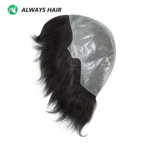 Vente en gros pas cher pleine tête perruque de <span class=keywords><strong>cheveux</strong></span> humains courte pour femmes 6 "<span class=keywords><strong>cheveux</strong></span> indiens raides 130% densité peau mince base casquette attachée à la main nouveau - Product Image 4