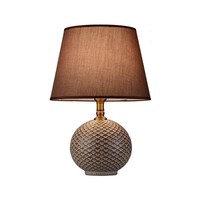 Lampe de table rétro classique européenne, moderne, simple, en céramique, tissu, pour chambre américaine, salon, E26 AC