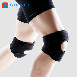 อุปกรณ์พยุงเข่าแบบเปิดสะบ้าหัวเข่า ยี่ห้อ Shiwei สีดำ สำหรับทุกเพศ เหมาะสำหรับบาสเกตบอล เดินป่า วิ่ง ป้องกันการบาดเจ็บ - Product Image 2