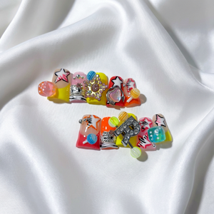 <span class=keywords><strong>Uñas</strong></span> Postizas <span class=keywords><strong>de</strong></span> Lujo Hechas a Mano, Estilo Y2K, Diseño <span class=keywords><strong>de</strong></span> Pico <span class=keywords><strong>de</strong></span> Pato 3D <span class=keywords><strong>con</strong></span> Joyas, para Gala y Boda, Diseño Personalizado Premium, <span class=keywords><strong>Uñas</strong></span> Postizas al por Mayor - Product Image 6