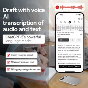 SDK/APP/API, Suscripción Gratuita, ChatGPT, Tomador de Notas, Transcripción de Reuniones, Resumen, Mapa Mental, OEM/ODM, Grabadoras de Voz Inteligentes con IA - Product Image 4