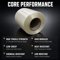 Fibre de polyarylate LCP Vectran pour câbles, composites, protection automobile, renforcement