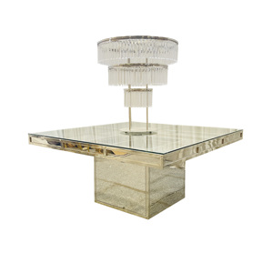 Meubles <span class=keywords><strong>de</strong></span> mariage bon marché, table <span class=keywords><strong>de</strong></span> mariage carrée en verre argenté pour <span class=keywords><strong>location</strong></span> d'événements - Product Image 1