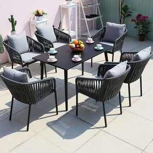 GCH नवीनतम डिजाइन आउटडोर रस्सी खाने की मेज और कुर्सी सेट - Product Image 3