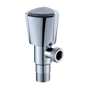 Stainless Steel Toilet Quick Open Polished Angle Stop Valve