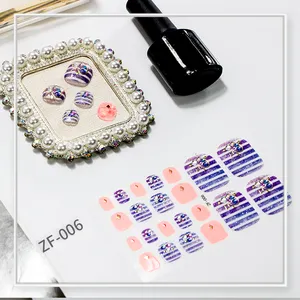 I più recenti adesivi per unghie con punta 3D stampati personalizzati con certificato Iso per il produttore di Design femminile In cina