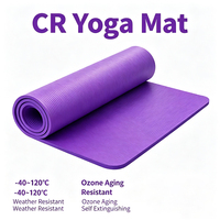 Tapis de yoga anti-abrasion, surface de protection imperméable pour l'entraînement quotidien du corps, la méditation, équipement de fitness à domicile
